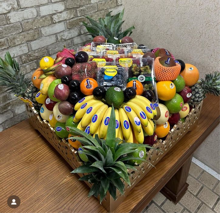 Mevali Savat-korzinka, shokoladli savat-korzinka, корзинка фруктовая