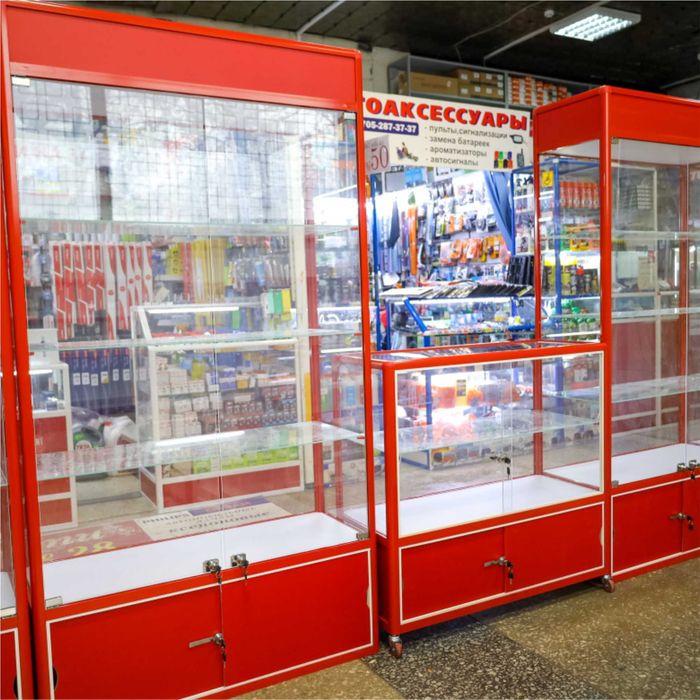 Прилавок витрина, стеклянная, metal oynaly vitrina va prilavkalar