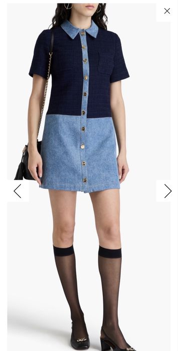 твидовое платье Sandro