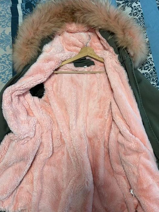 Яке с пух естествен косъм