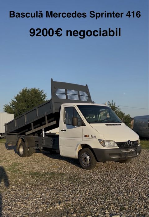 Mercedes Sprinter 416 Basculabil - Basculă - motor 2.7