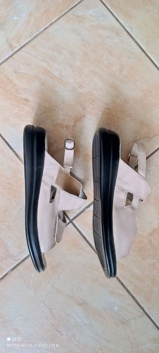 Дамски анатомични сандали ест.кожа , 39 номер