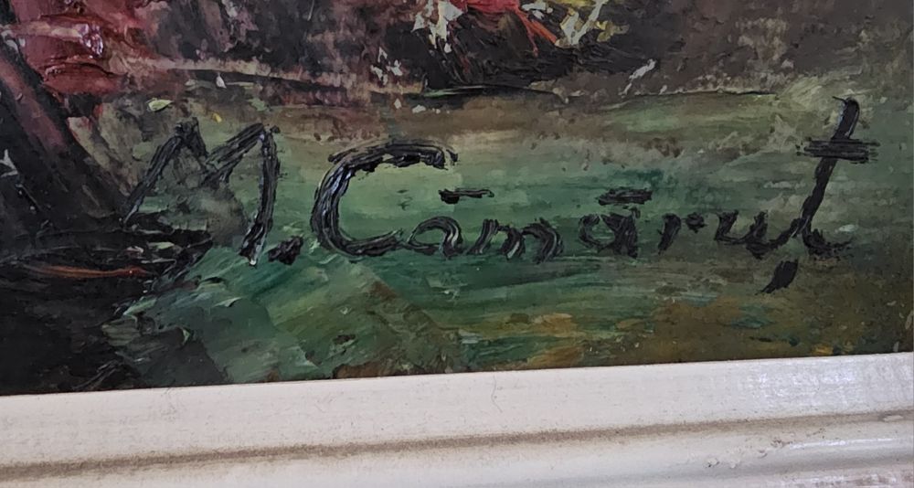 Tablou original – Flori în vază, semnat Mihai Cămăruț