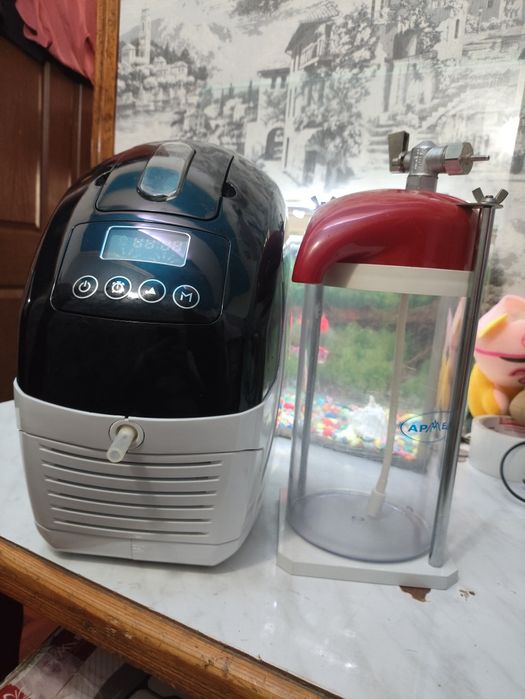 Кислородная пенка комплект +25 пакетиков смеси б/у