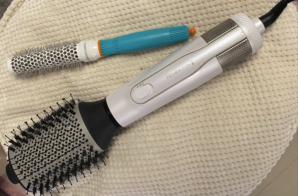 Четка за сушене и стилизиране Remington AS8901 HYDRAluxe плюс подарък четка на Moroccanoil