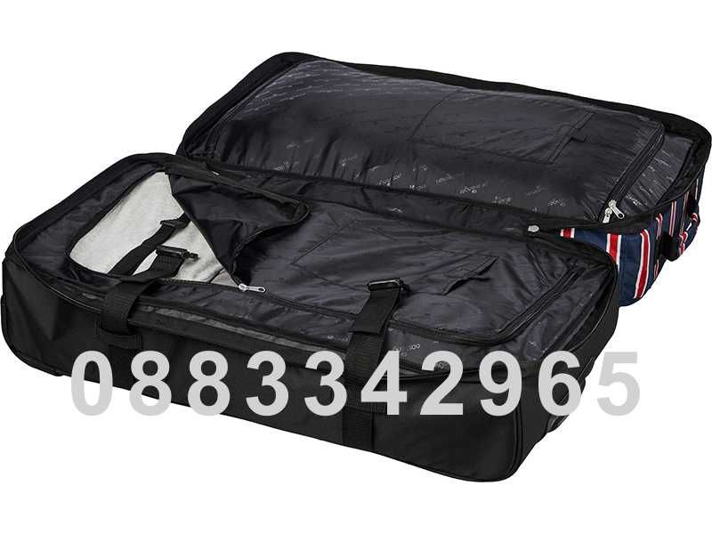 НОВА! Пътна чанта - куфар на колелца XXL обем 100L