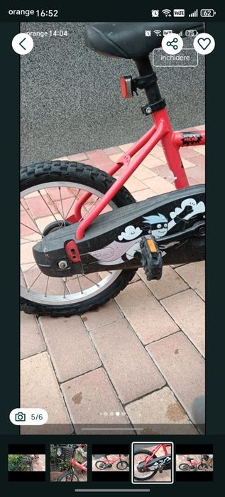 Bicicleta copii b-twin