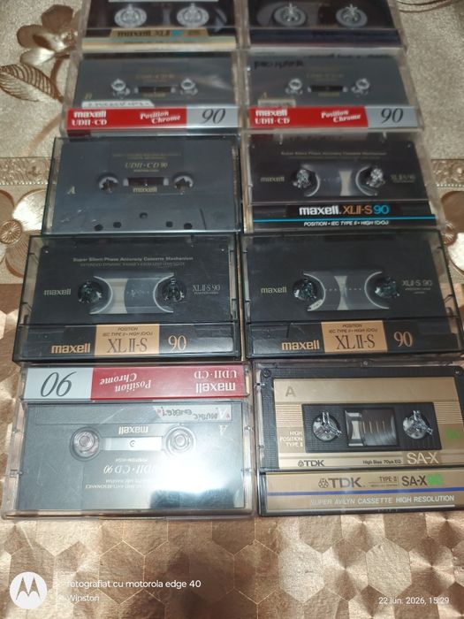 Vind casete audio maxell