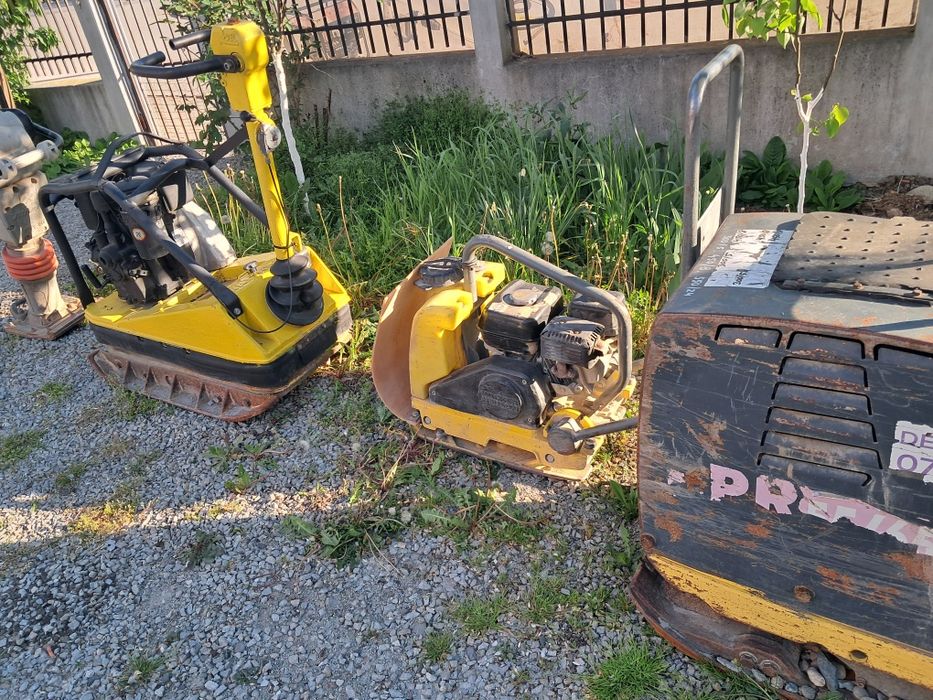 Vand placa compactoare 350kg Vibrator beton talpa vibranta mai compactor Cilindru generator trifazic betoniera drujba taiat lemnAsfaltPicamerDemolator