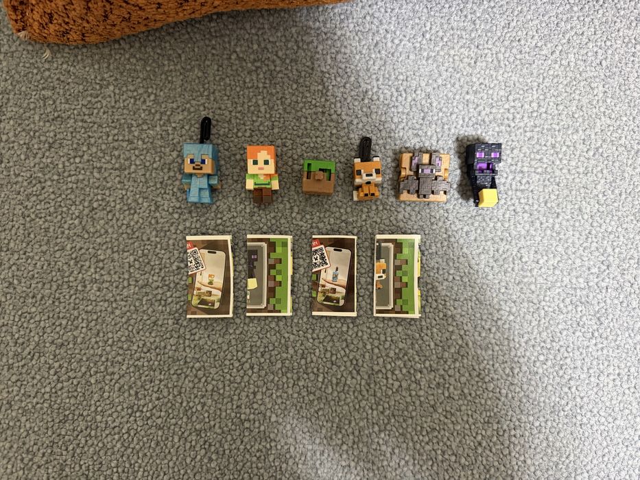 продам коллекционные фигурки kinder по мотивам minecraft