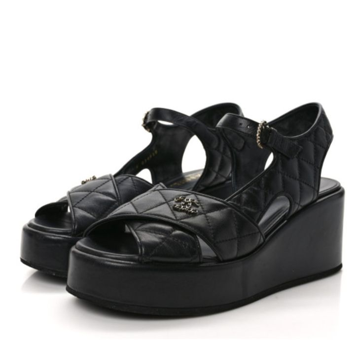 Chanel сандали платформа 37