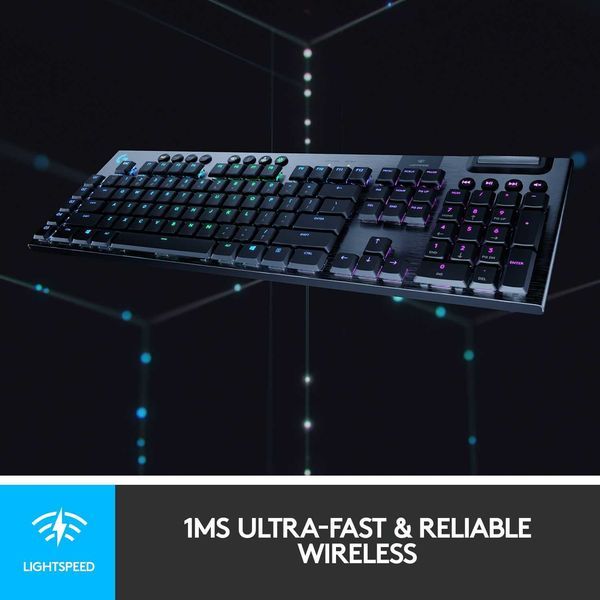 Нова Безжична Геймърска Механична Клавиатура Logitech G915, GL Tactile