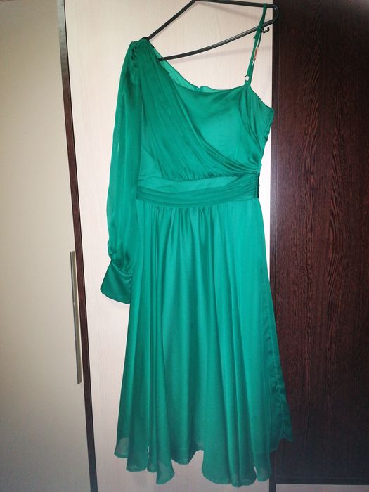 Rochie ocazie verde. Simoda. Mărimea 40