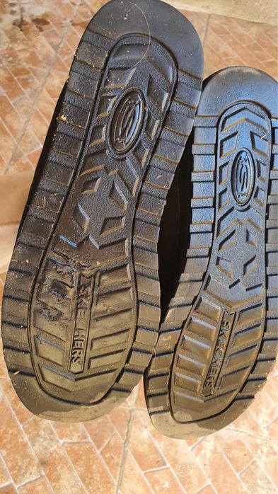 Ghete dama din piele intoarsa,Skechers,masura 41