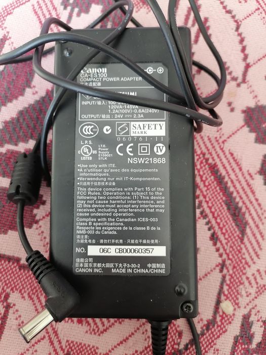 Адаптер на 24 V, CANON CA-ES 100