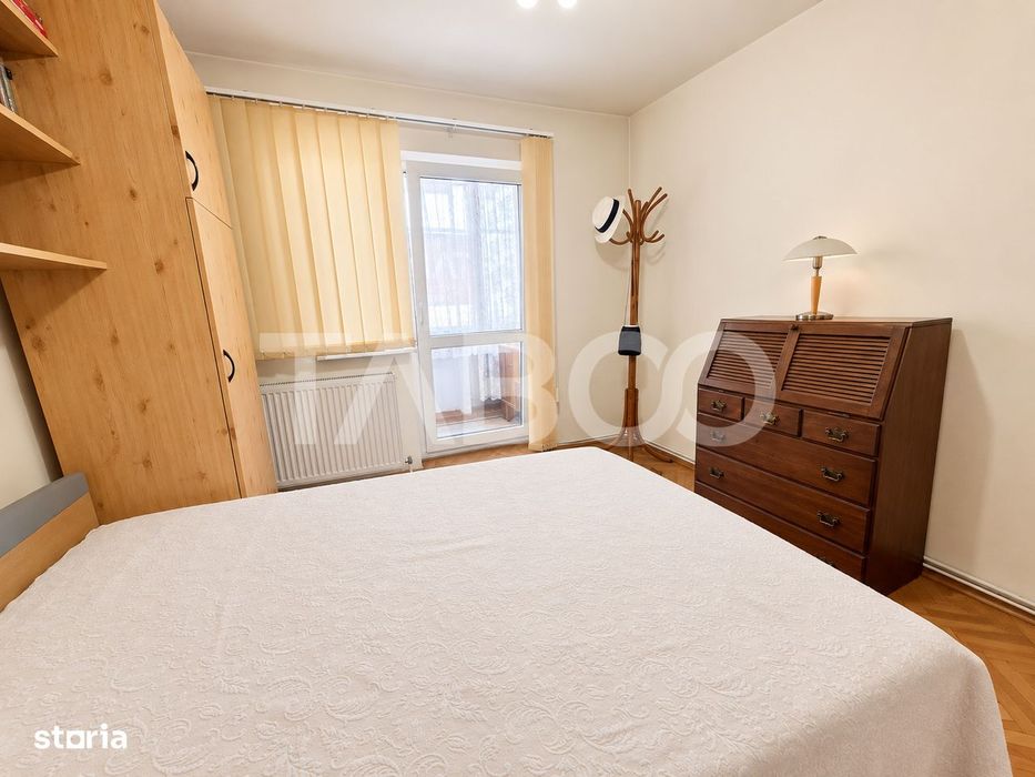 Ap 3 camere 2 bai 2 balcoane pivnita etaj 2 Str.Rusciorului Lidl Cibin