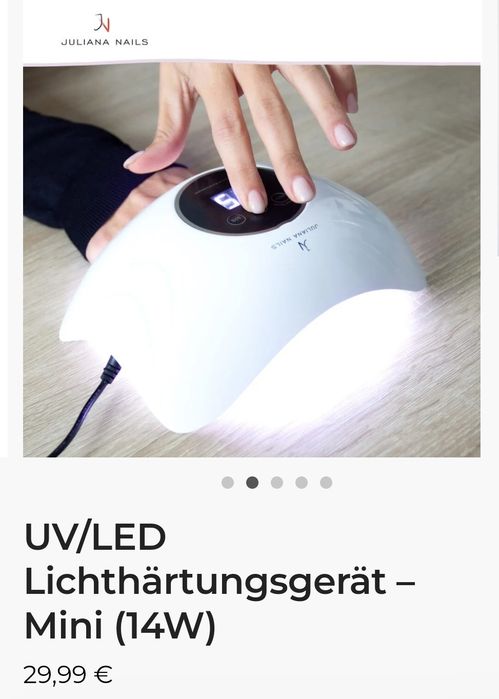 Juliana Nails UV/LED Лампа 14W - Компактен модел