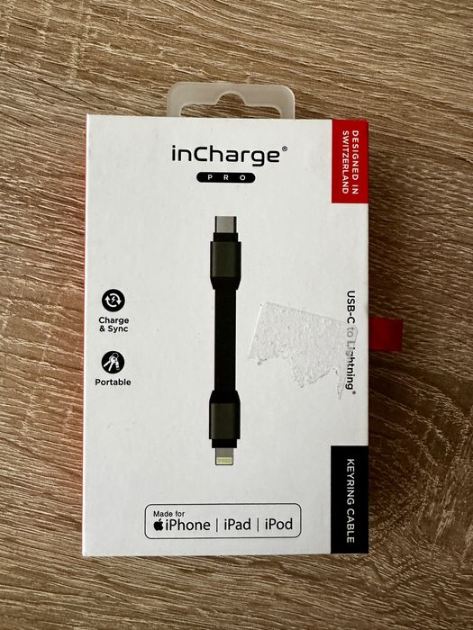 Cablu USB C Lightning inCharge original Rolling Square