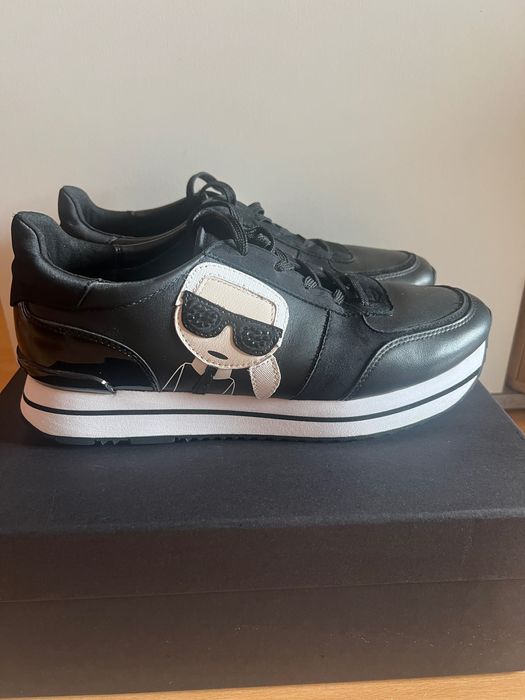 Karl Lagerfeld кожени спортни обувки