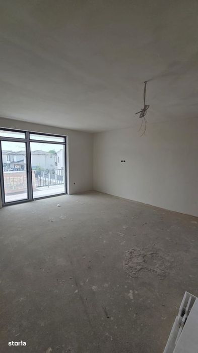 Apartament nou, semifinisat, 69 mp utili + balcon 7 mp, etaj 1