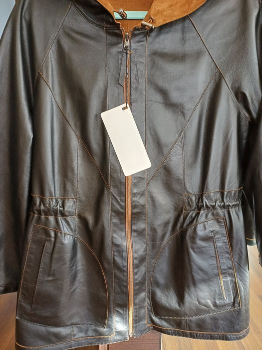 Haina din piele cu 2 fete