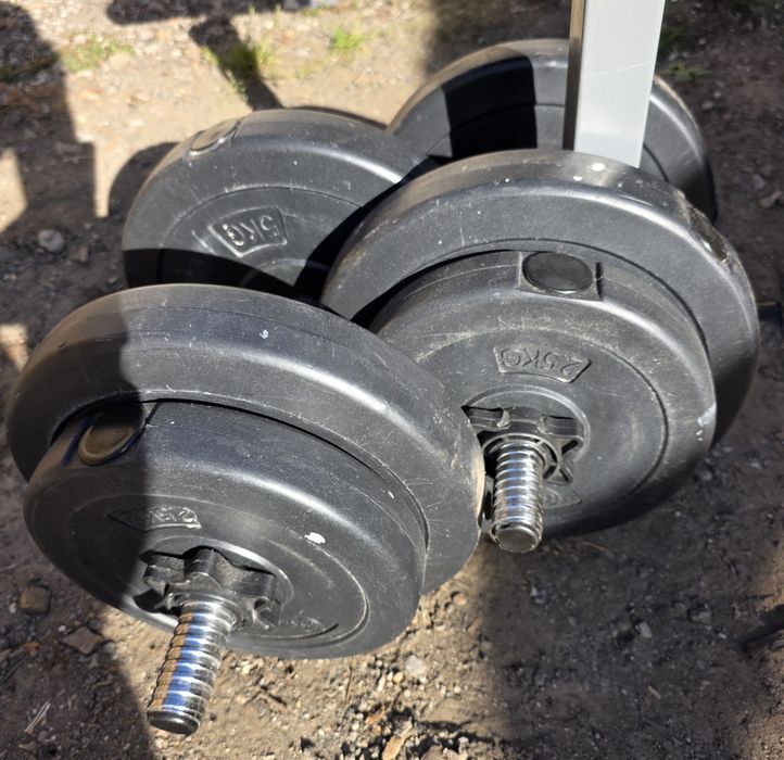 Greutăți  cu  banca fitness
