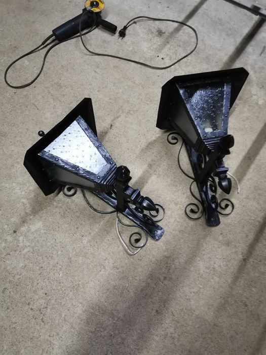 Фенери, фенер,  Аплик от Ковано желязо, осветително тяло, полилей