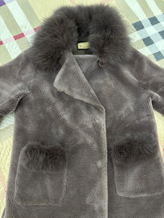 Короткая тедди-шуба из овчины