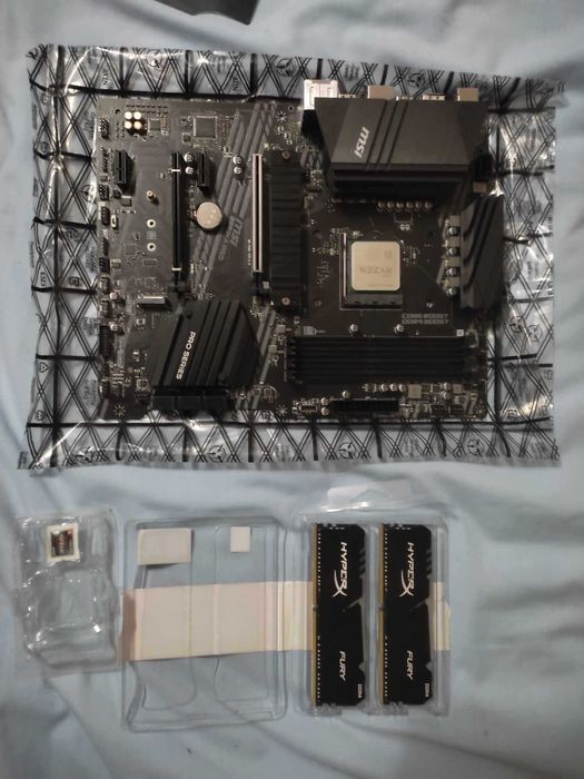 Компютър без захранване, ссд и видеокарта. (5600x, B550, 16gb 3200)