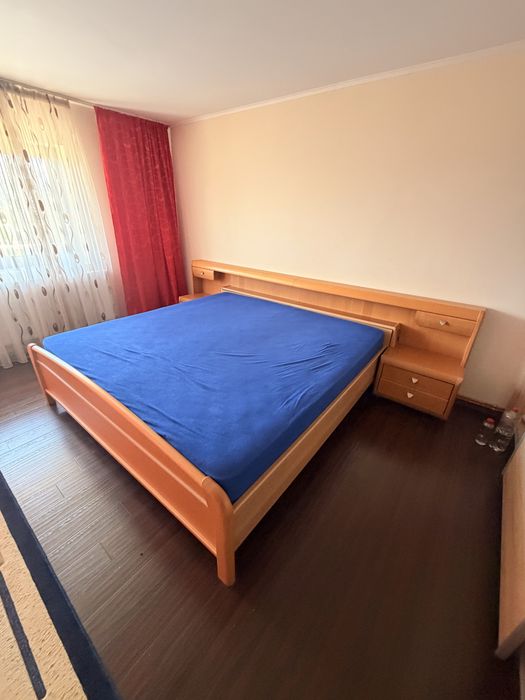 Pat bambus 200x200 cu tot cu saltea