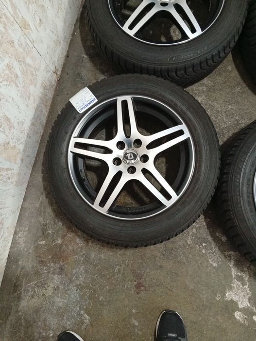 Jante 16 prindere 5x100 Skoda vw Seat +anvelope 185/60/16 iarna