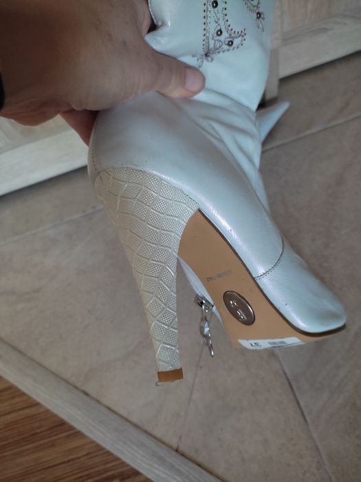 Сапоги кожа Италия