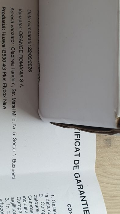 HUAWEI B350 4G+ VPN Router Flybox NOU Necodat Garantie Digi Orange Vodafone Supraveghere Video Sate Auto Rulote Hale Panouri Solare Curier OLX