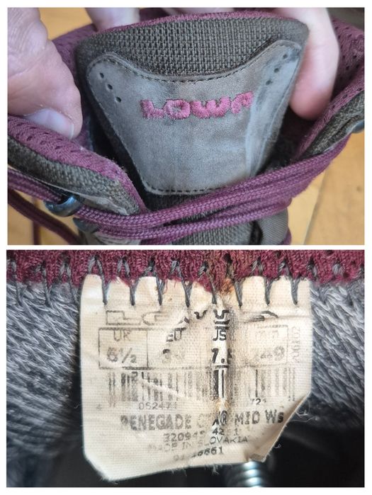 Ghete Lowa Renegade GTX Mid W, Gore-Tex & Vibram, Damă - 39