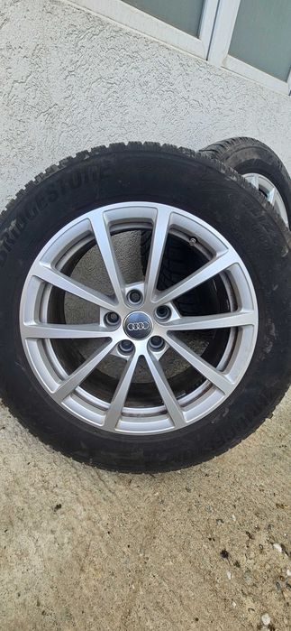 Jante+anvelope de iarna AUDI R17 BRIDGESTONE -4 bucati
