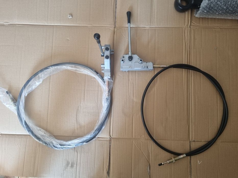 Maneta distribuitor hidraulic,  Maneta încărcător frontal cu cablu joy