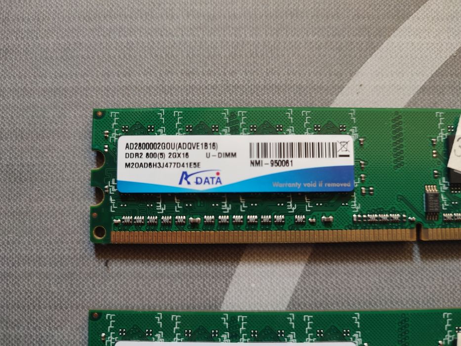 4 GB DDR2 800 mhz (2*2 gb) Adata