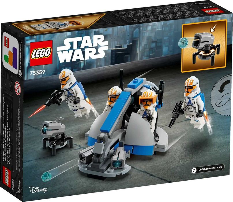 LEGO Star Wars 75359 Боен пакет, Клонинг щурмовак на Асока от 332 легион