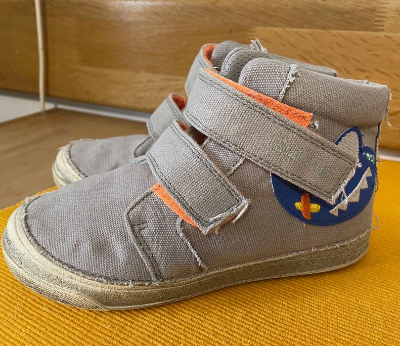 Incaltaminte DD Step 32 Copii Baieti Panza Gri Papuci Interior Tenisi