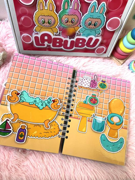 Велкро книга Labubu