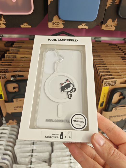 Samsung Galaxy S26 Ultra , S26 луксозен гръб Karl Lagerfeld