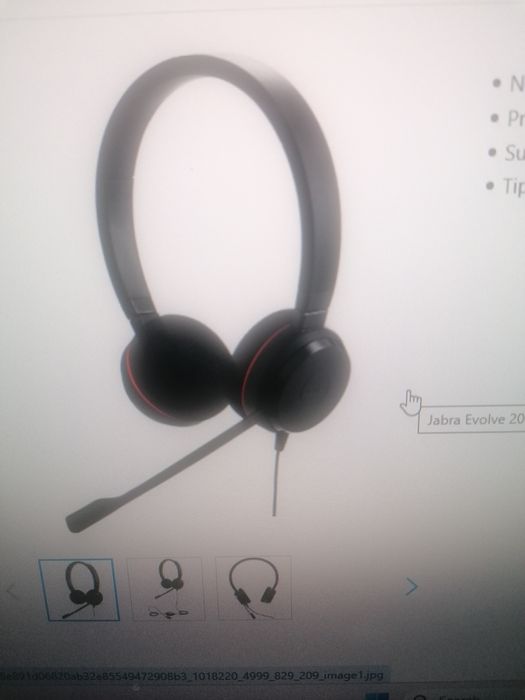 Vând căști cu microfon jabra