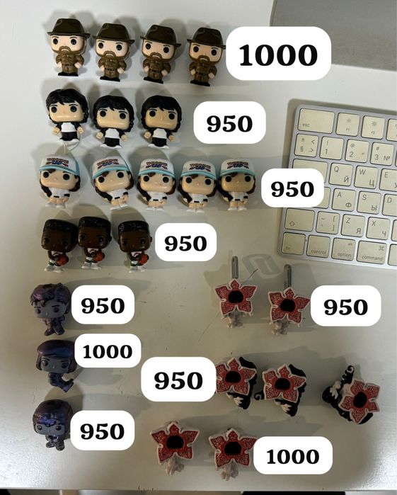 Фигурки Kinder Joy Очень странные дела