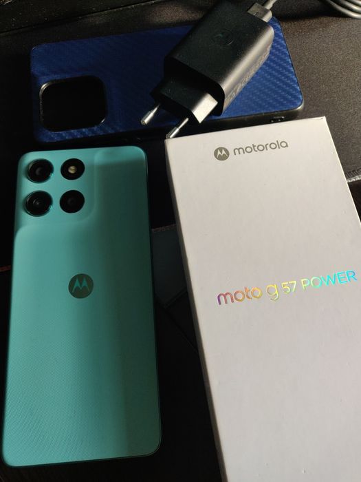 Motorola g57 power PANTONE Fluidity (Cyan) 12+12 RAM. 256 memorie
