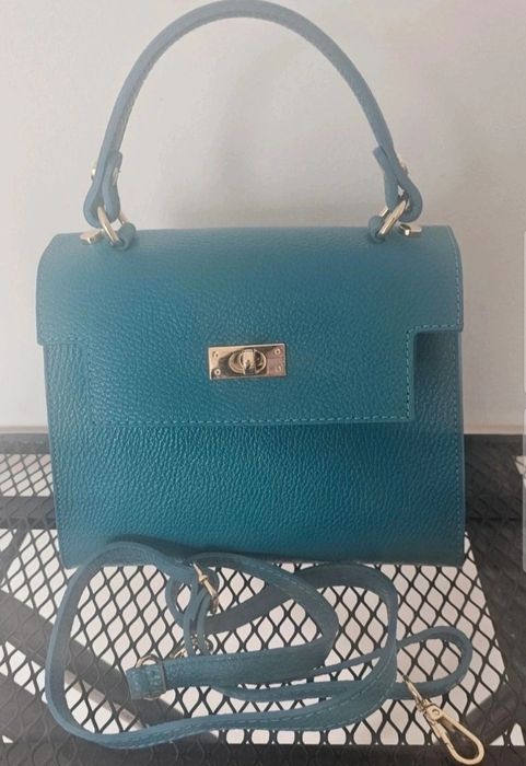 Geantă nouă din piele naturala Made in Italy