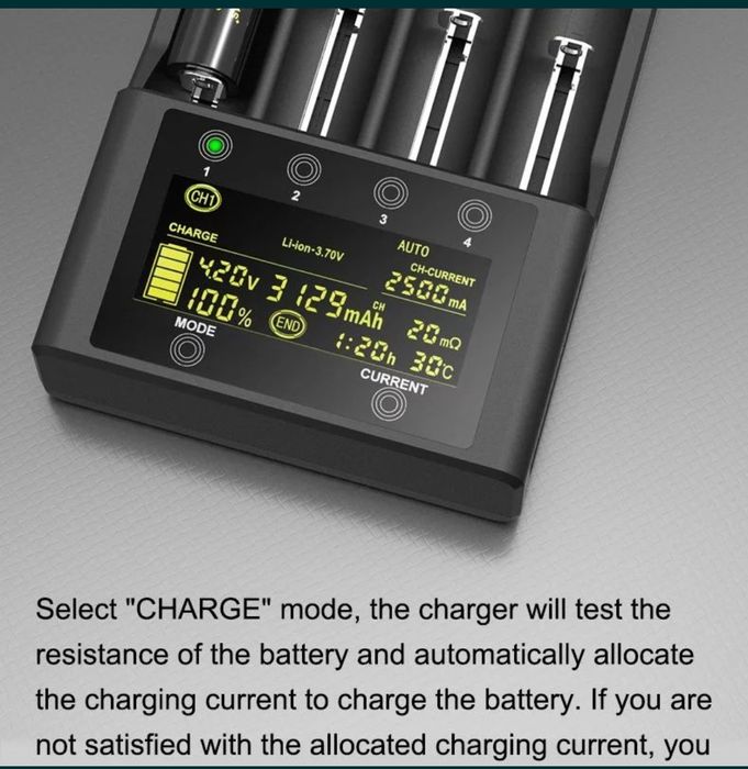 Incarcator Profesional Liitokala LII-600 Li-ion 3.7V NiMH 1.2V Camping