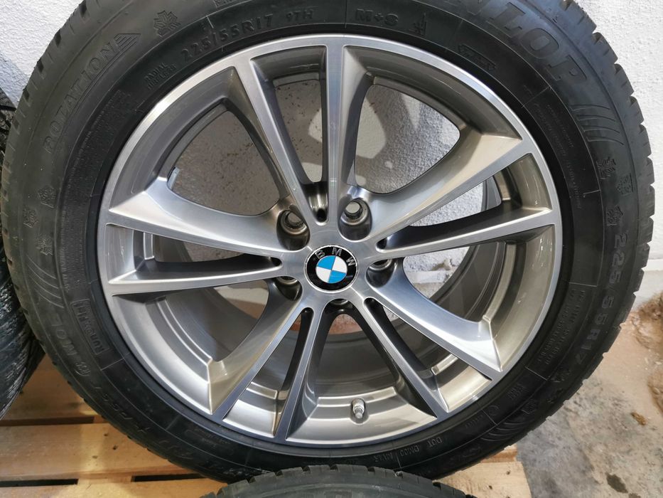 Jante Originale BMW seria 5 G30/G31 . R 17 cu anvelope de iarna