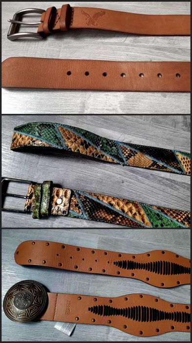 Естествена кожа колани