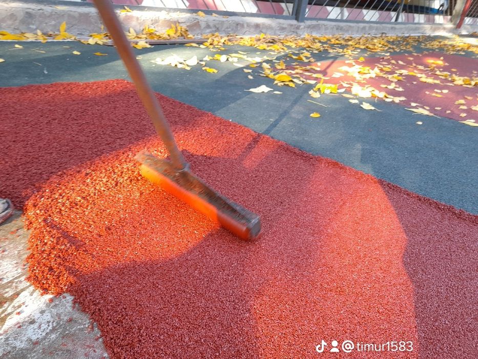 Покрытие из резиновой крошки