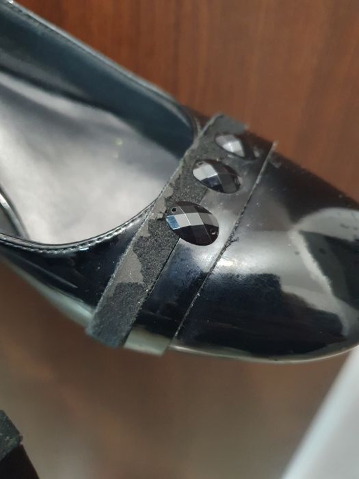 Pantofi piele ecologica lacuita nr 38